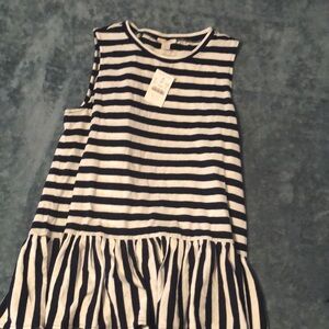 NWT Crewcuts sleeveless peplum top szXL